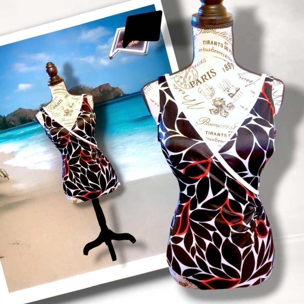 Vintage 1960's Maxine of Hollywood Cone Bra Onepiece Swimsuit, 12